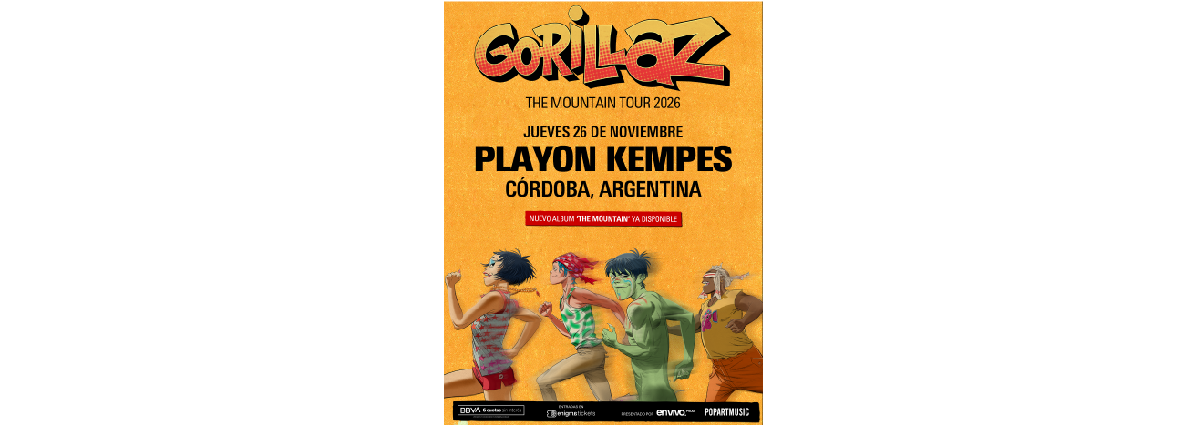 Gorillaz Córdoba